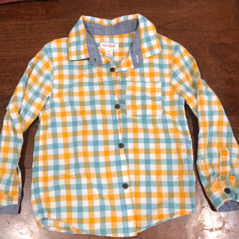 Kids button down top!!